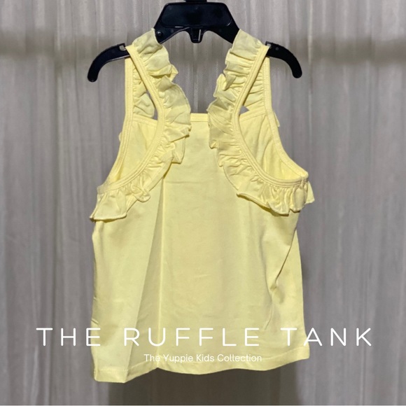 Baby Sara by Sara Sara Girls Ruffle Tank Top in Butter Yellow - Picture 4 of 4